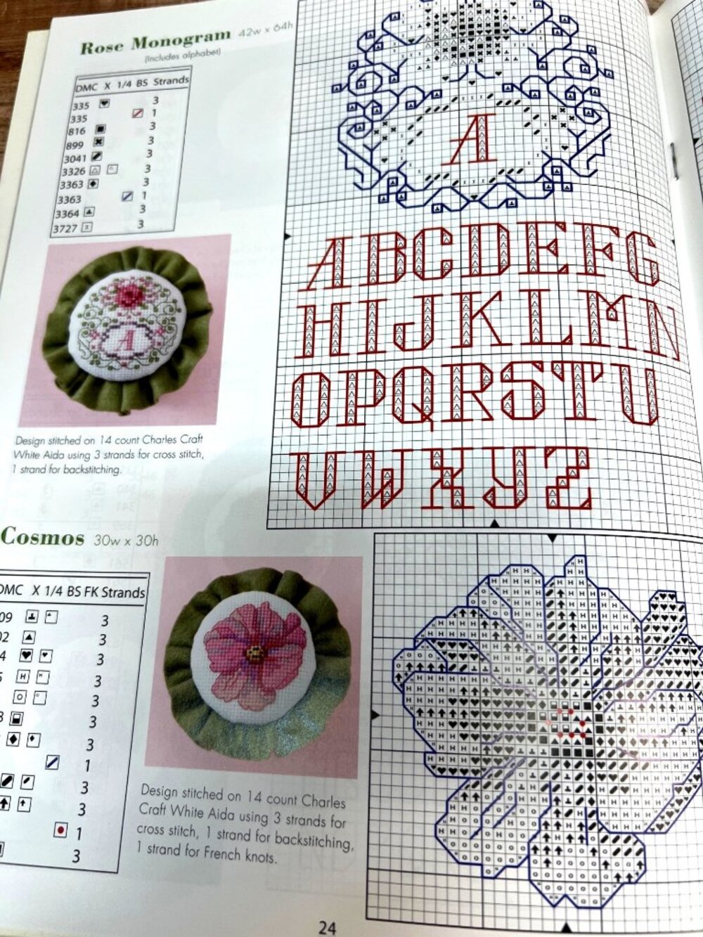Leisure Arts Pincushions Cross Stitch Pattern Book By Linda Gillum 48 Pages - Picture 4 of 4